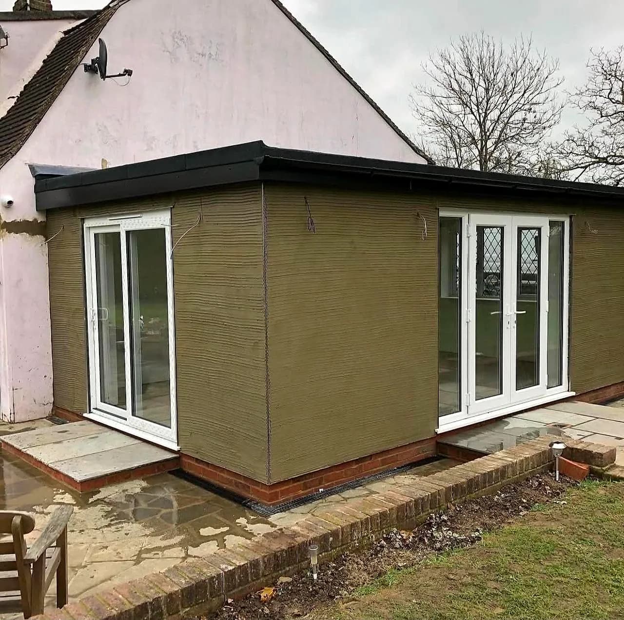 External cement rendering (photo 8)